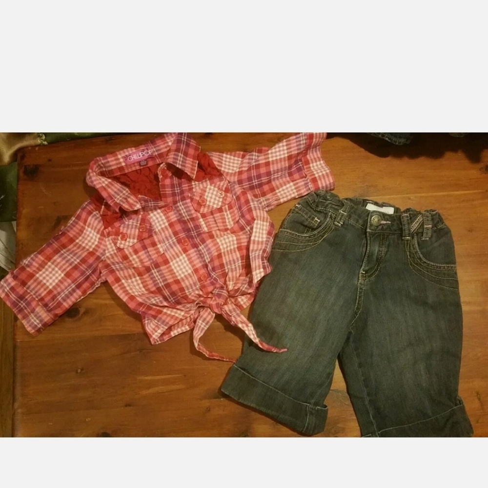 Girls 2 piece outfit size 5/6